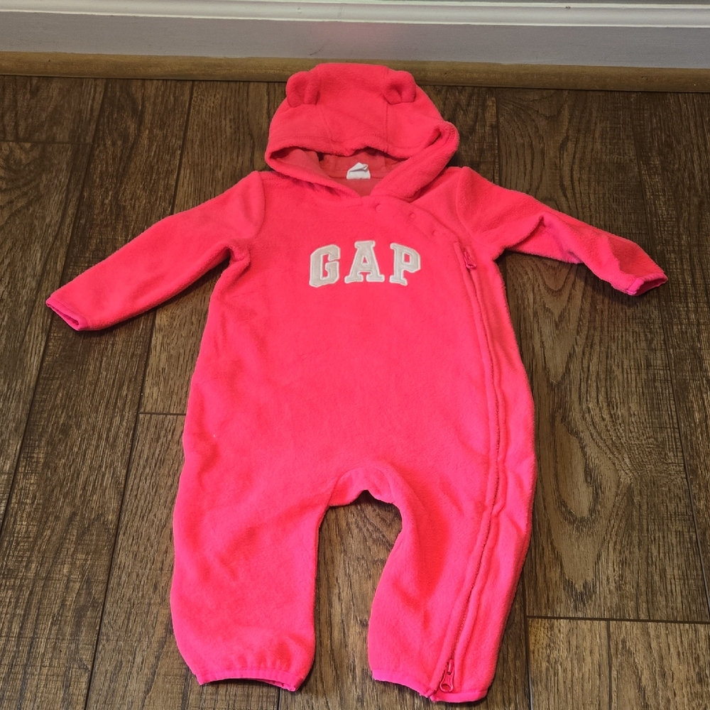 GAP Kids Bright Pink Hooded Sleep Sack